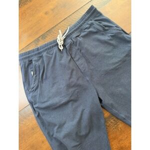 Marine Layer Sport Jogger Pants Mens XL Blue Jersey Elastic Waist Cuffed